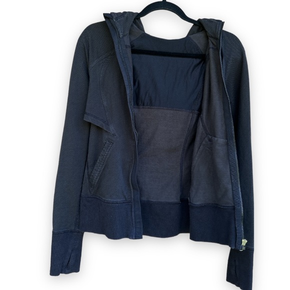 Lululemon | After Asana Hoodie Telemark Print Black- Size 4 - Picture 4 of 12